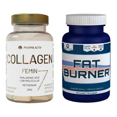 Collagen Femin tob.90+Fat Burner cps.90