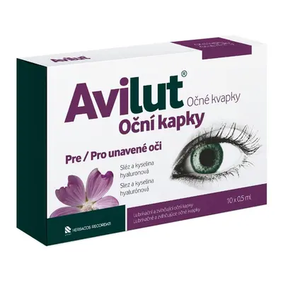 AVILUT Oční kapky 10x0.5ml