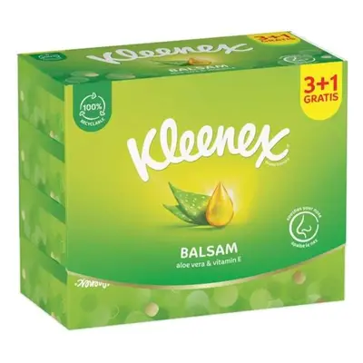 KLEENEX Kapesníky papírové Balsam Box 64ks 3+1