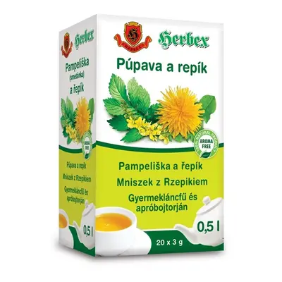 HERBEX Pampeliška a řepík n.s.20x3g