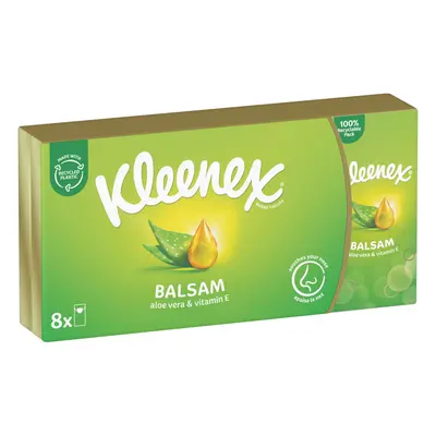 KLEENEX Kapesníky papírové Balsam 8x9ks