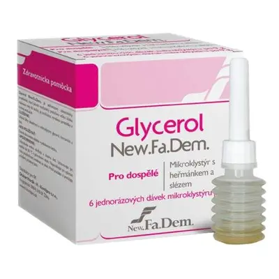 GLYCEROL mikroklystýr pro dospělé 6x9g