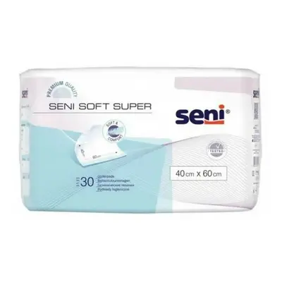 SENI SOFT SUPER PODLOŽKY ABSORPČNÍ 40X60CM, 850ML, 30KS