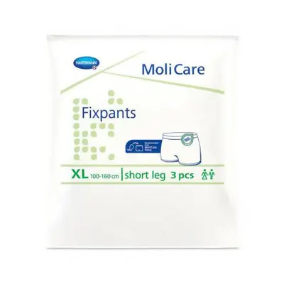 FIXAČNÍ KALHOTKY MOLICARE FIXPANTS EXTRA LARGE OBVOD BOKŮ 100-160CM,3KS