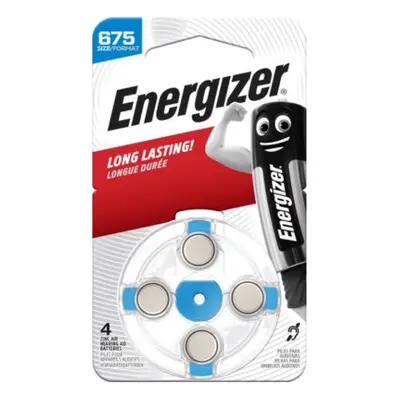 Energizer Baterie do naslouchadel Zinc Air 675 4ks