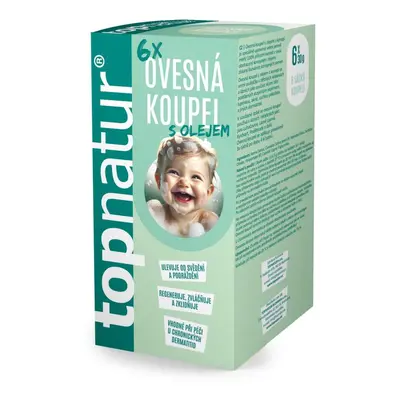 Ovesná koupel s olejem z konopí 6x30g Topnatur