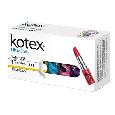 KOTEX Ultrasorb tampony Normal 16ks