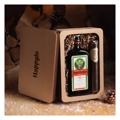 Happylu.cz Jägermeister v dárkové krabičce Happylu