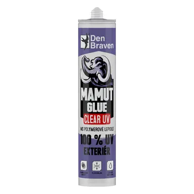 Den Braven Lepidlo Mamut Glue Clear UV 290ml