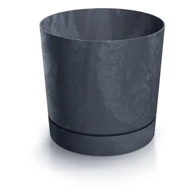 PRO Květináč TUBO P BETON EFFECT 19,9cm antracit