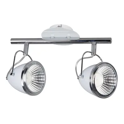 TPS LED svítidlo Oliver Incl.2xGU10 LED 5,5W - Chrom / Bílá