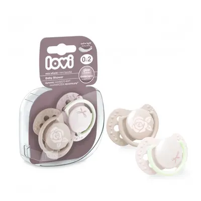 LOVI Mini dudlík BABY SHOWER 0-2m 2ks holka