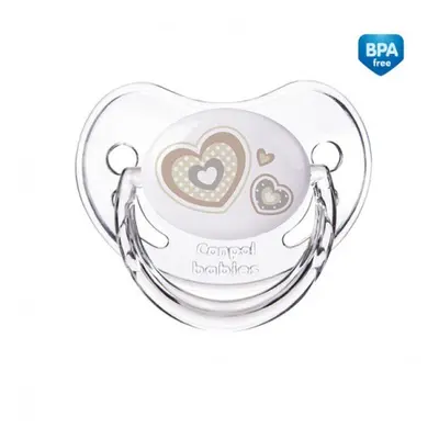 Canpol babies Dudlík 0-6m silikonový anatomický NEWBORN BABY béžový