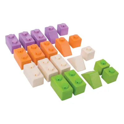 Bigjigs Toys Dřevěné Spojkostky Basic set