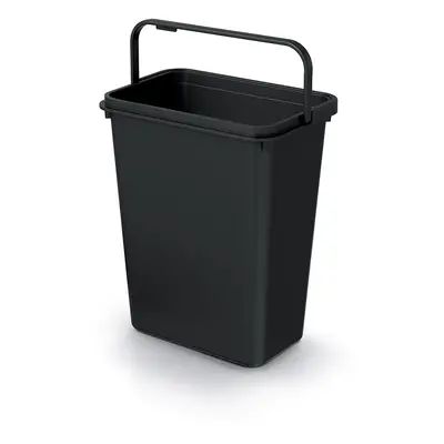 PRO Odpadkový koš SYSTEMA BASIC recyklovaný černý, objem 10l