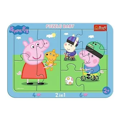 MR Dětské tabulkové puzzle pro nejmenší - Prasátko Peppa 1