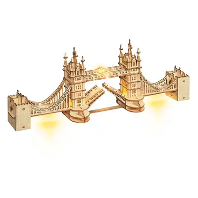 DD Dřevěné 3D puzzle - Most Tower Bridge svítící