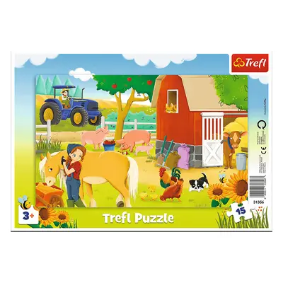 MR Dětské tabulkové puzzle pro nejmenší - Farma