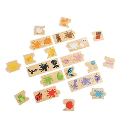 Bigjigs Toys Didaktické puzzle - Barvy