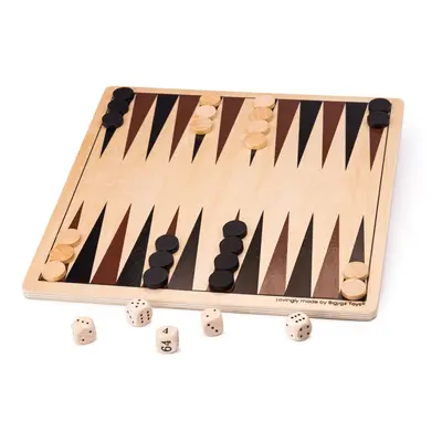 Bigjigs Toys Dřevěný Backgammon