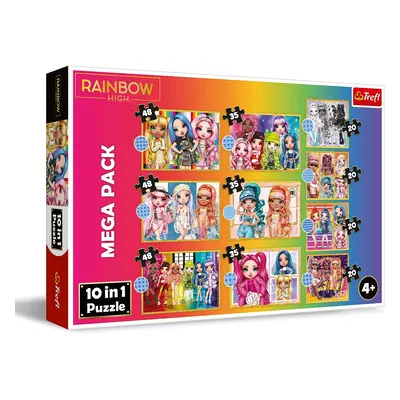 MR Dětské puzzle 10 v 1 - Kolekce módních panenek