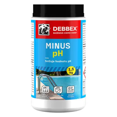 Debbex Bazénová chemie Cranit pH minus – snižuje hodnotu pH 1,5kg