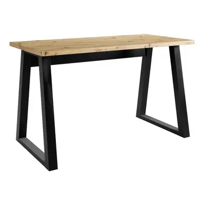 Mdx Kancelářský stůl LOFT FIGATE, 130 cm Černá/Dub Artisan