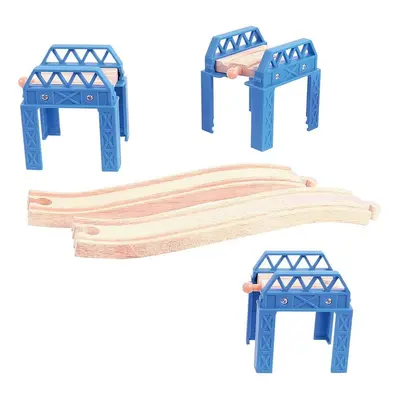 Bigjigs Rail Dřevěné koleje set - mostní konstrukce