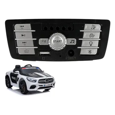 Mamido Hudební panel do elektrického vozítka policie Mercedes SL500