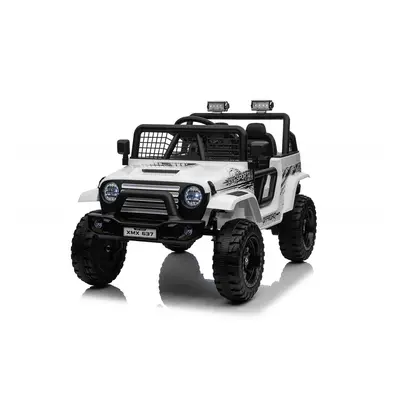 Mamido Elektrické autíčko OFF ROAD EXTREME 4x4 bílé 24V | 200W | 50 kg | EVA | LED | 2,4Ghz | EC