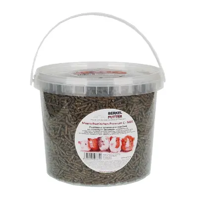 Doplňkové krmivo ve formě granulí Apetit BF granule morče + vit.C 2,2kg/3l kbelík 06012-1