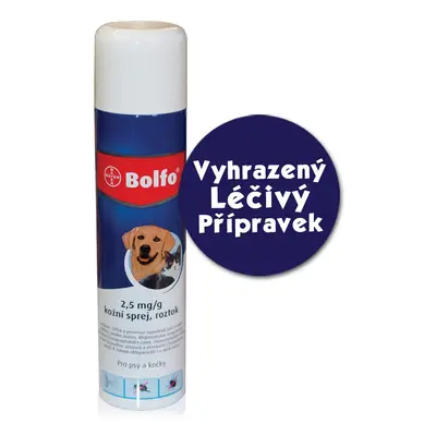 Bolfo spray pro psy a kočky 250ml