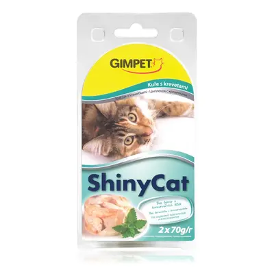 Lahodná masová kapsička ShinyCat kuře+kreveta (2x70g) 090602