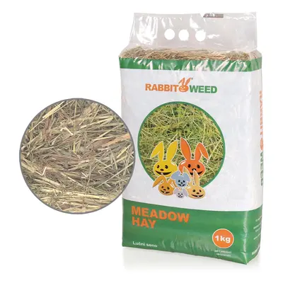 Rabbit Weed seno luční, 4x 1kg, cena za 1ks