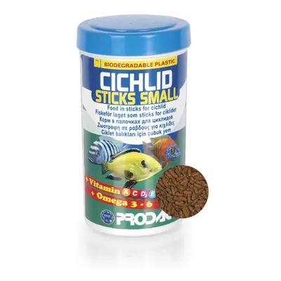 Krmivo pro ryby - rybičky Nutron Prodac Cichlid sticks small, krmivo pro malé cichlidy 250ml - a