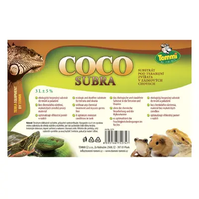 Coco Subra substrát pro terária, 3l