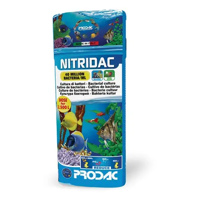 Prodac Nitridac - bakteriální kultura do akvária s vysokou koncentrací, 250ml