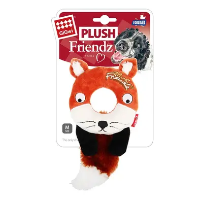 GiGwi Plush Friendz liška s gum. kroužkem