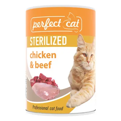 Perfect Cat Chicken & Beef (STERILIZED), 400g