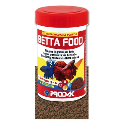 Krmivo pro rybičky - Bojovnice pestré Prodac betta food, 100ml - akvaristika