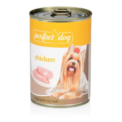 Konzerva Perfect Dog Chicken (kuřecí), 400g