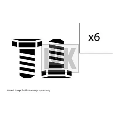 Šrouby setrvačníku 6ks Seat TARRACO (KN2) - LUK