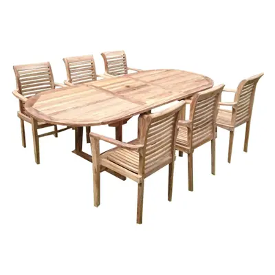 Zahradní nábytek Faisal I. teak set 1+6