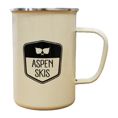 ASPEN SKIS smaltový hrnek XL