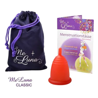 Menstruační kalíšek Me Luna Classic M se stopkou červená (MELU044)