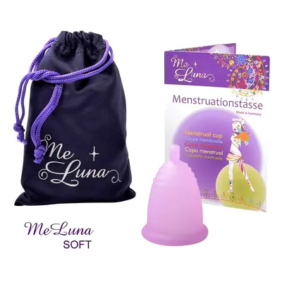 Menstruační kalíšek Me Luna Soft M s kuličkou růžová (MELU002)