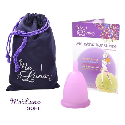 Menstruační kalíšek Me Luna Soft M se stopkou růžová (MELU019)