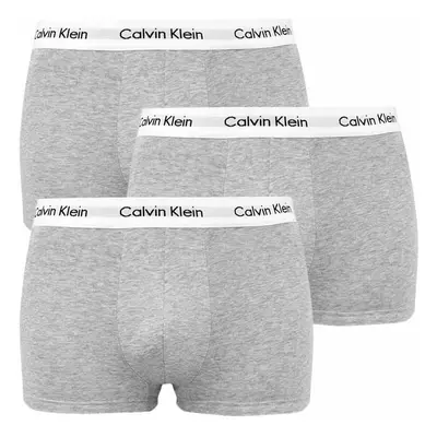 3PACK pánské boxerky Calvin Klein šedé (U2664G-KS0)