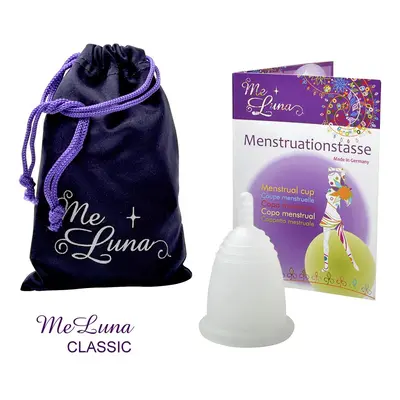 Menstruační kalíšek Me Luna Classic M se stopkou čirá (MELU047)