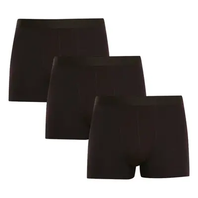 3PACK pánské boxerky Nedeto černé (3NDTB001)